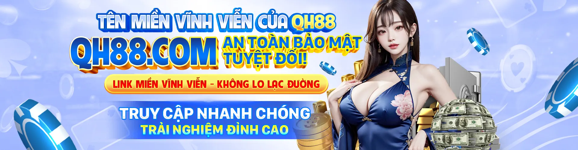 Giao diện đăng nhập QH88 Code với các trò chơi thể thao và casino